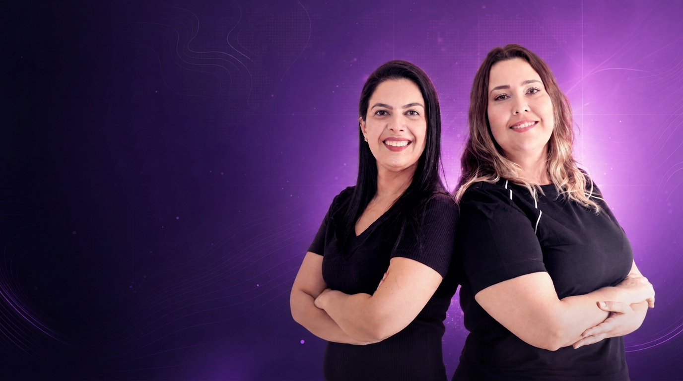 Professora Taciana e Professora Lívia